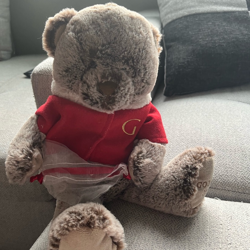 Godiva Teddy Bear with Red Shirt